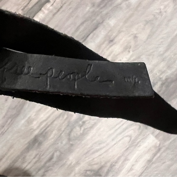 Free People Oyster Bay Leather Hip Belt Size Medium / Large - Picture 11 of 12